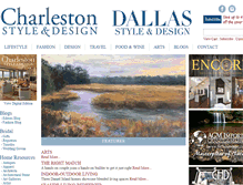 Tablet Screenshot of charlestonstyleanddesign.com